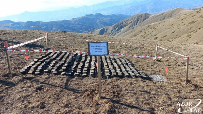 Ermənistan Azərbaycan ərazilərində minalar yerləşdirməyə davam edir