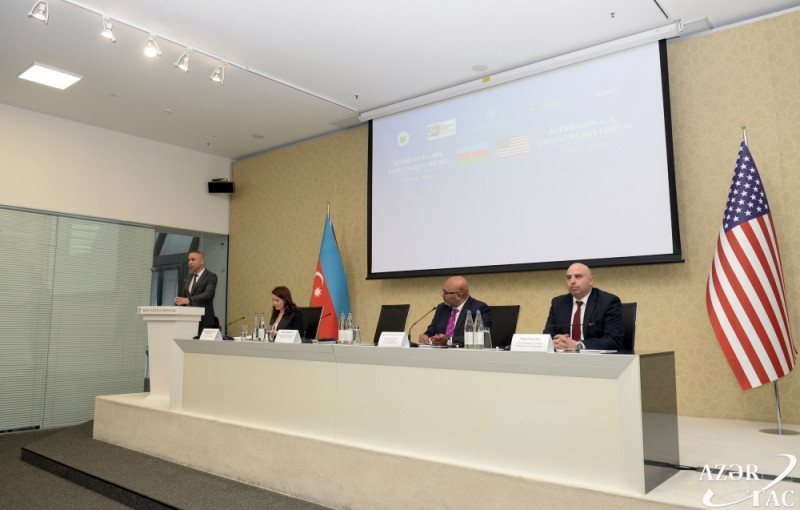 Azərbaycan-ABŞ Yaşıl Enerji Forumu keçirilib